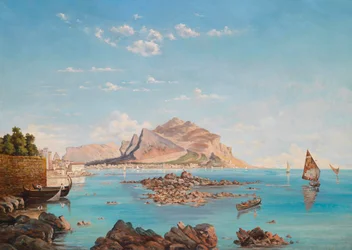 View of Palermo with Monte Pellegrino